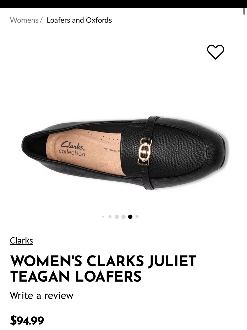 WOMEN'S CLARKS JULIET TEAGAN LOAFERS